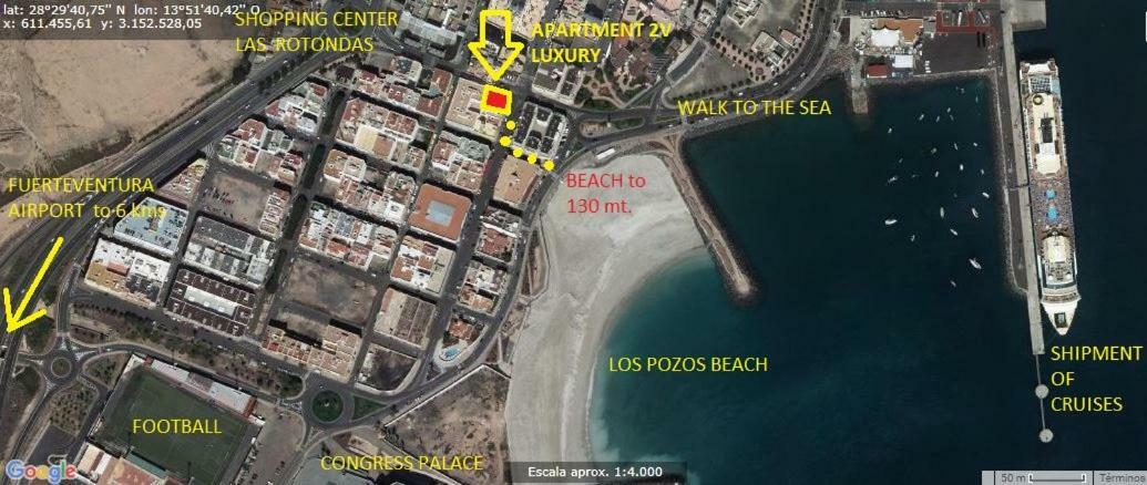 2V Luxury Apartment Near Beach Puerto del Rosario  Eksteriør billede